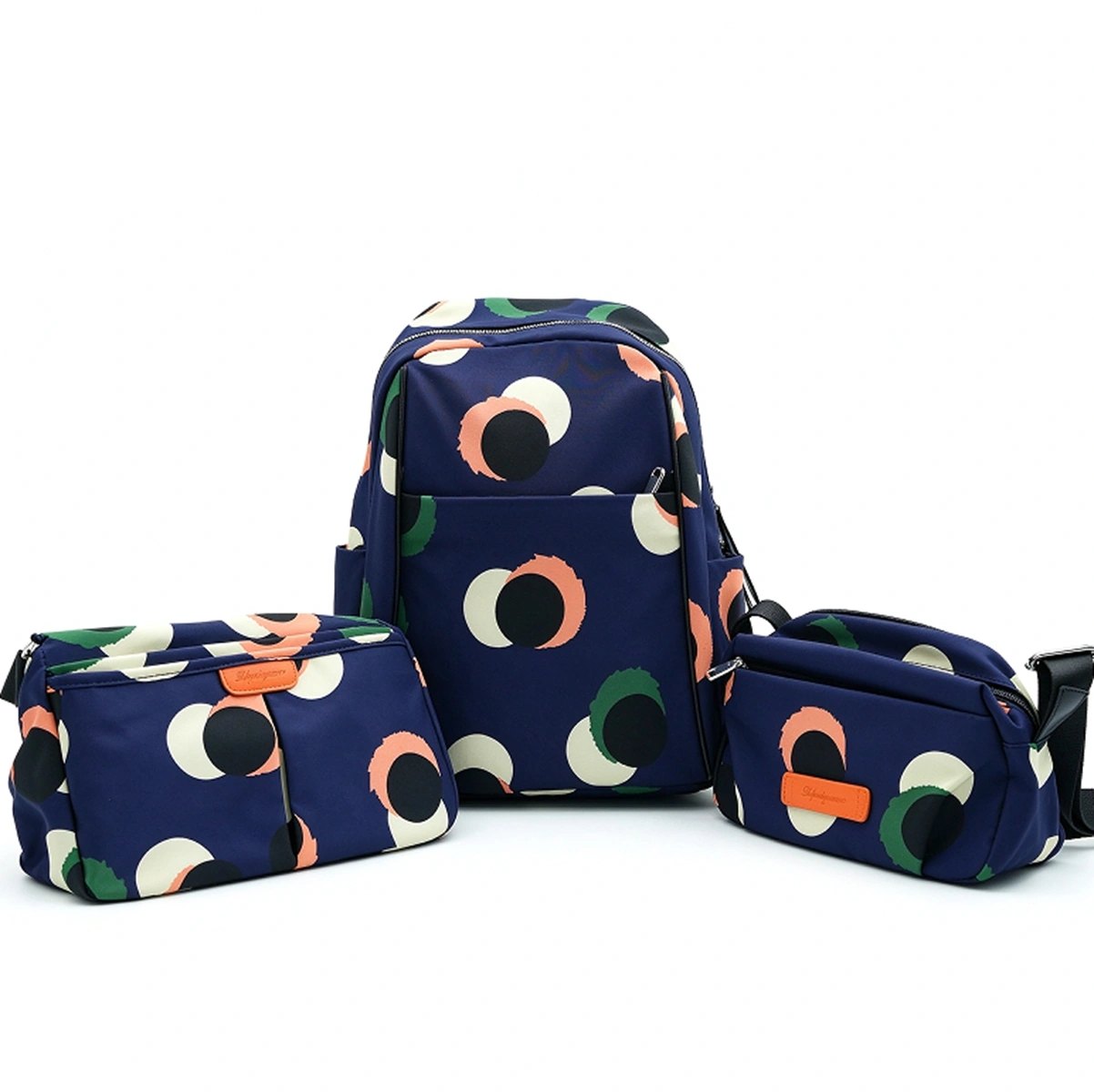 3 pieces bags Retro Polka Dot Bag Set