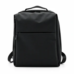 Minimalist Black Laptop Backpack for Business Work Commute and Travel
