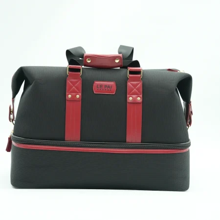 Expandable travel bag with shoe compartmen for Men Women