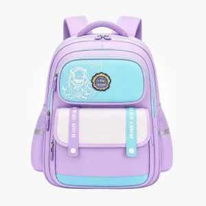 Cute schoolbag for primary school students, with a window