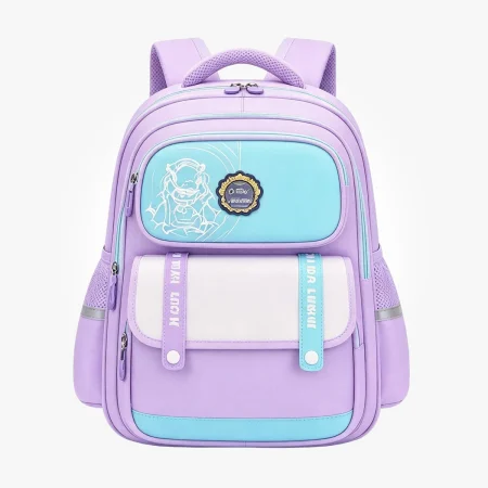 Cute schoolbag for primary school students, with a window