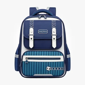 British Retro Style Orthopedic School Backpack
