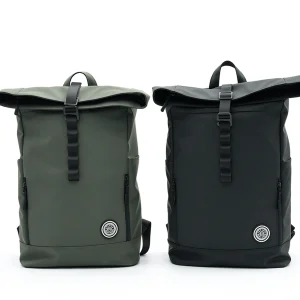 Roll-Top Flap Backpack