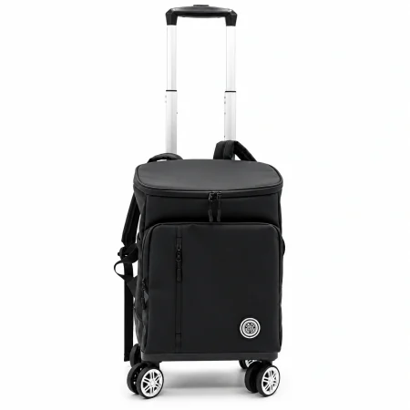 Rolling Insulated Cooler Backpack Waterproof Trolley Camping Bag