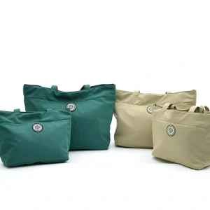 Wholesale Nylon Tote Bag 2 Sizes Water Resistant Commuter Handbag
