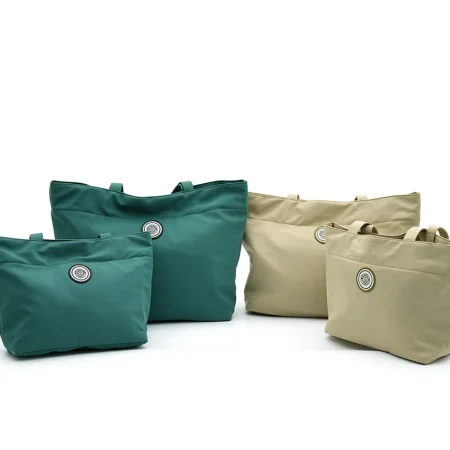 Wholesale Nylon Tote Bag 2 Sizes Water Resistant Commuter Handbag